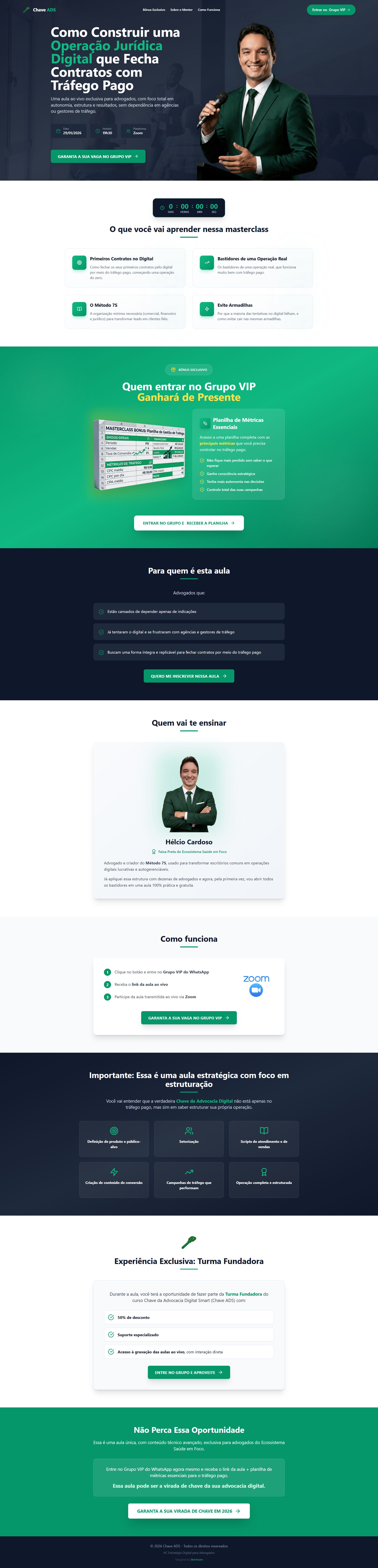Prévia do site Chave ADS